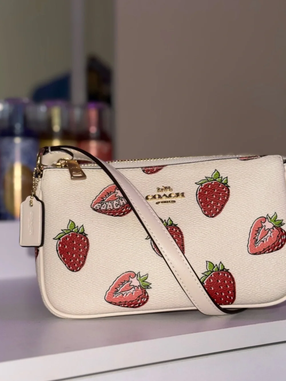Coach Strawberry 🍓 Nolita 19 - Picture 1 of 5